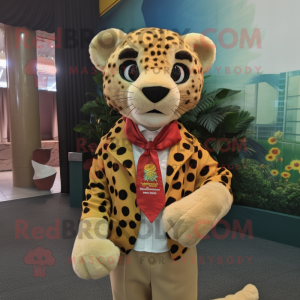  Cheetah maskot kostume...