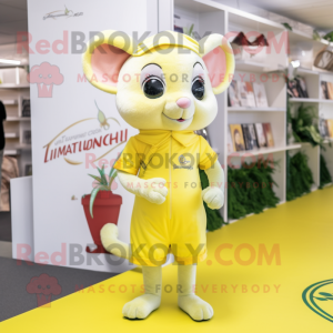 Citrongul Dormouse maskot...