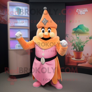 Peach Wizard maskot drakt...