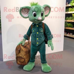 Forest Green Aye-Aye maskot...