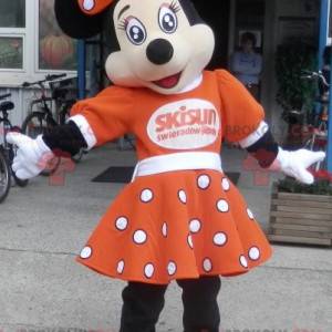 Mascot Minnie beroemde Disney-muis. Disney kostuum -
