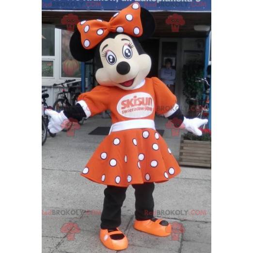 Mascot Minnie beroemde Disney-muis. Disney kostuum -