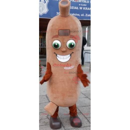 Reusachtige worstmascotte. Charcuterie mascotte - Redbrokoly.com