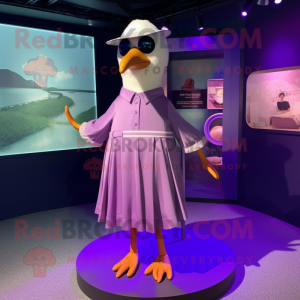 Purple Gull mascotte...