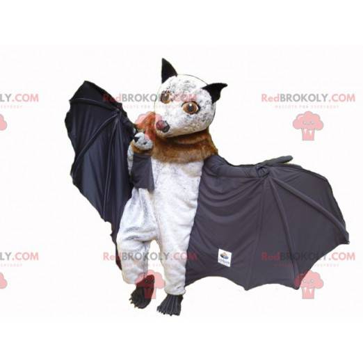 Mascotte De Chauve Souris Blanche Marron Et Noire Taille L 175 180 Cm