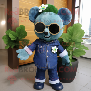 Blue Four Leaf Clover...