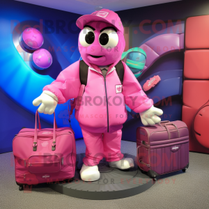 Pink Golf Bag mascotte...