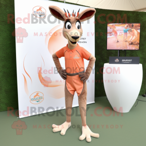 Peach Gazelle mascotte...