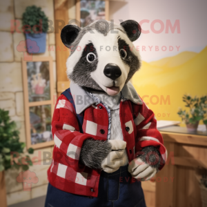  Badger maskot kostym...