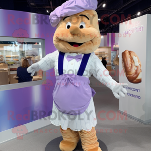 Lavendel Croissant mascotte...