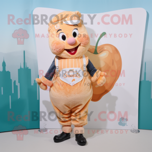 Peach Croissant maskot...