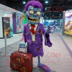 Purple Zombie mascotte...