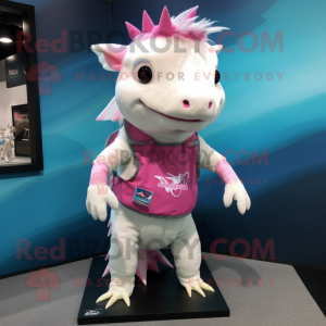 Postava maskota Axolotls...