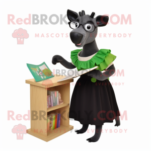 Olive Tapir maskot drakt...