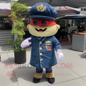 Navy Burgers maskot drakt...