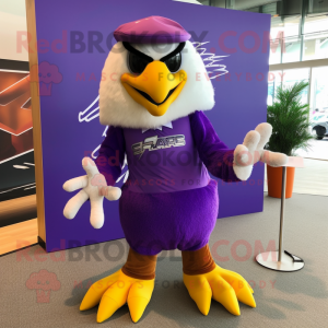 Purple Eagle mascotte...