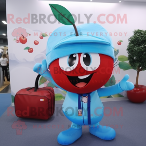 Sky Blue Cherry maskot...