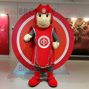 Red Celtic Shield maskot...