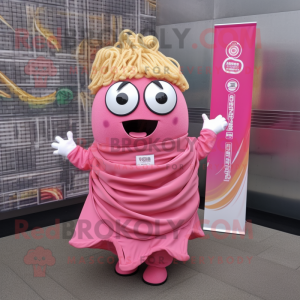 Pink Ramen maskot kostume...