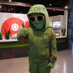 Green Soldier mascotte...