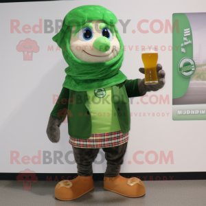  Green Beer maskot kostym...