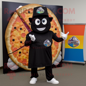 Postava maskota Black Pizza...