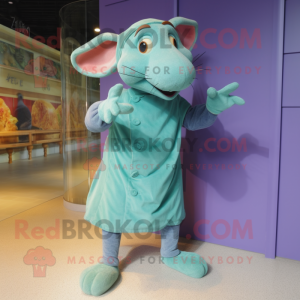 Cyan Ratatouille maskot...