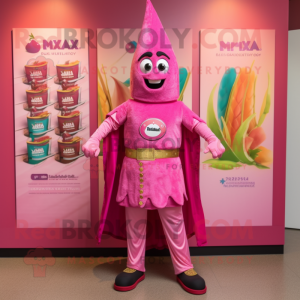 Roze Tikka Masala mascotte...