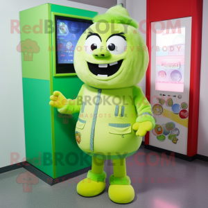 Lime Green Gumball Machine...