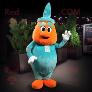 Postava maskota Cyan Carrot...