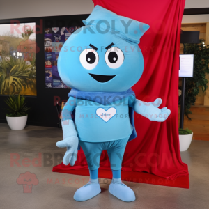 Sky Blue Love Letter maskot...