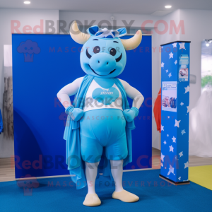 Blue Bull mascotte kostuum...