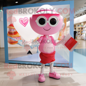 Pink Love Letter maskot...