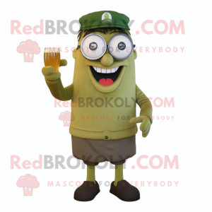 Olive Green Beer mascotte...