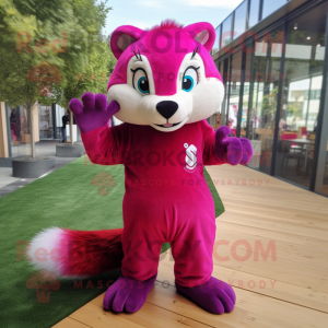 Postava maskota Magenta...