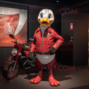 Red Goose maskot drakt...