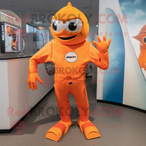 Orange Armbånd maskot...