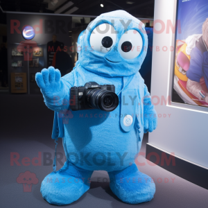 Sky Blue Camera maskot...