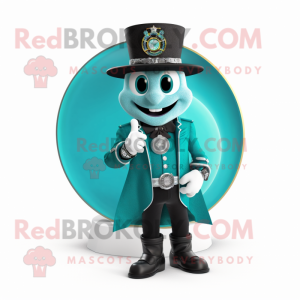 Teal Ring Master maskot...