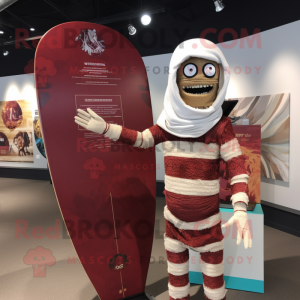 Maroon Mummy mascotte...