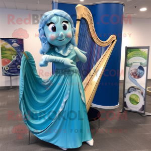 Sky Blue Celtic Harpe...