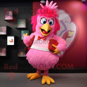 Pink Roosters mascotte...