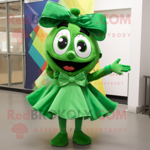 Grøn gullasch maskot...