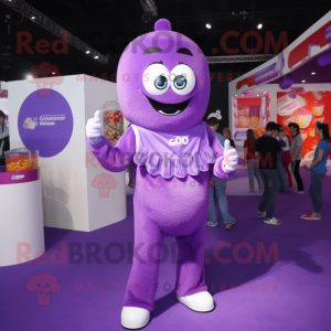 Purple Candy Box mascotte...