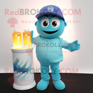 Cyan Scented Candle maskot...