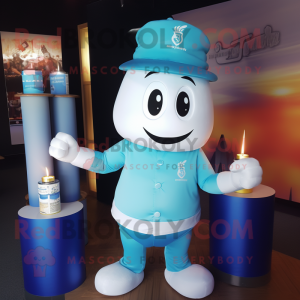 Cyan Scented Candle maskot...