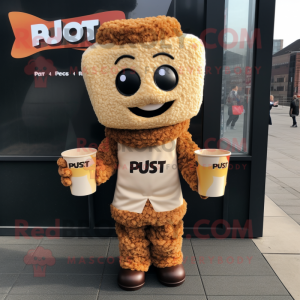 Rust Pop Corn maskot kostym...