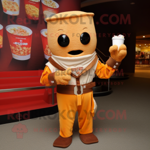 Rust Pop Corn maskot kostym...