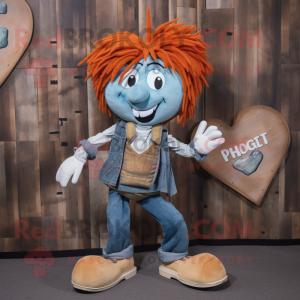 Rust Heart mascotte kostuum...