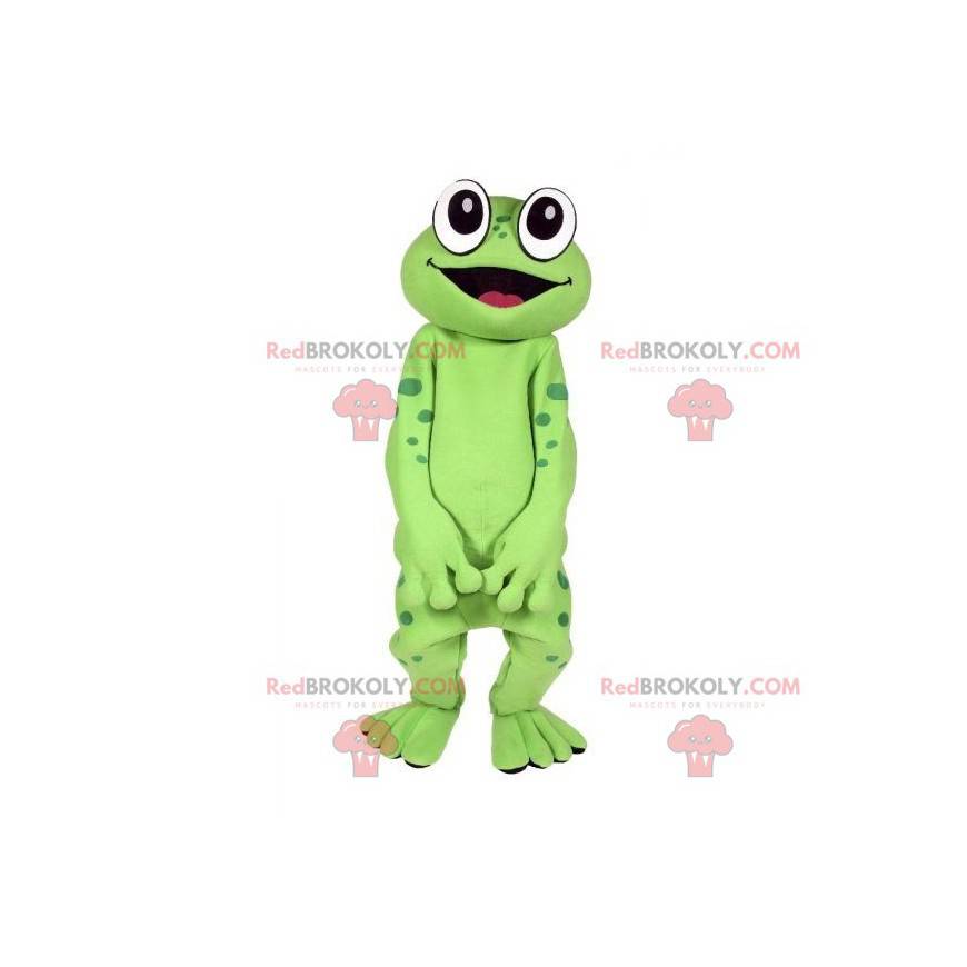 Mascotte De Grenouille Verte Tres Rigolote Taille L 175 180 Cm